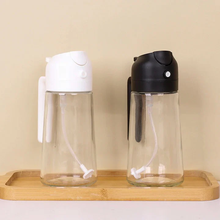 Cooking Oil Dispenser Bottle with Refillable Sprayer Design - Image 4