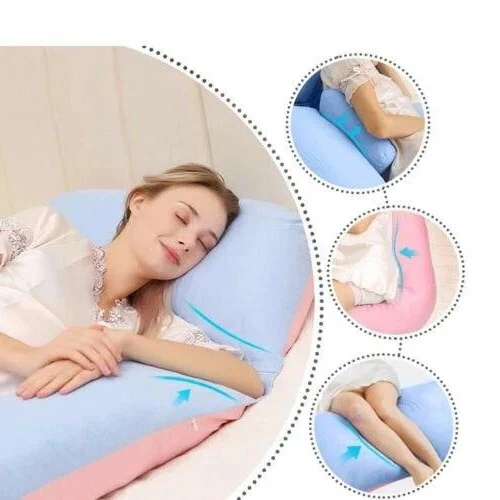 U-Shaped Body Pillow – Adjustable Full-Length Cushion for Sleep - Image 5