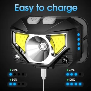 Rechargeable Headlamp with Motion Sensor, Set of 2 - Image 6