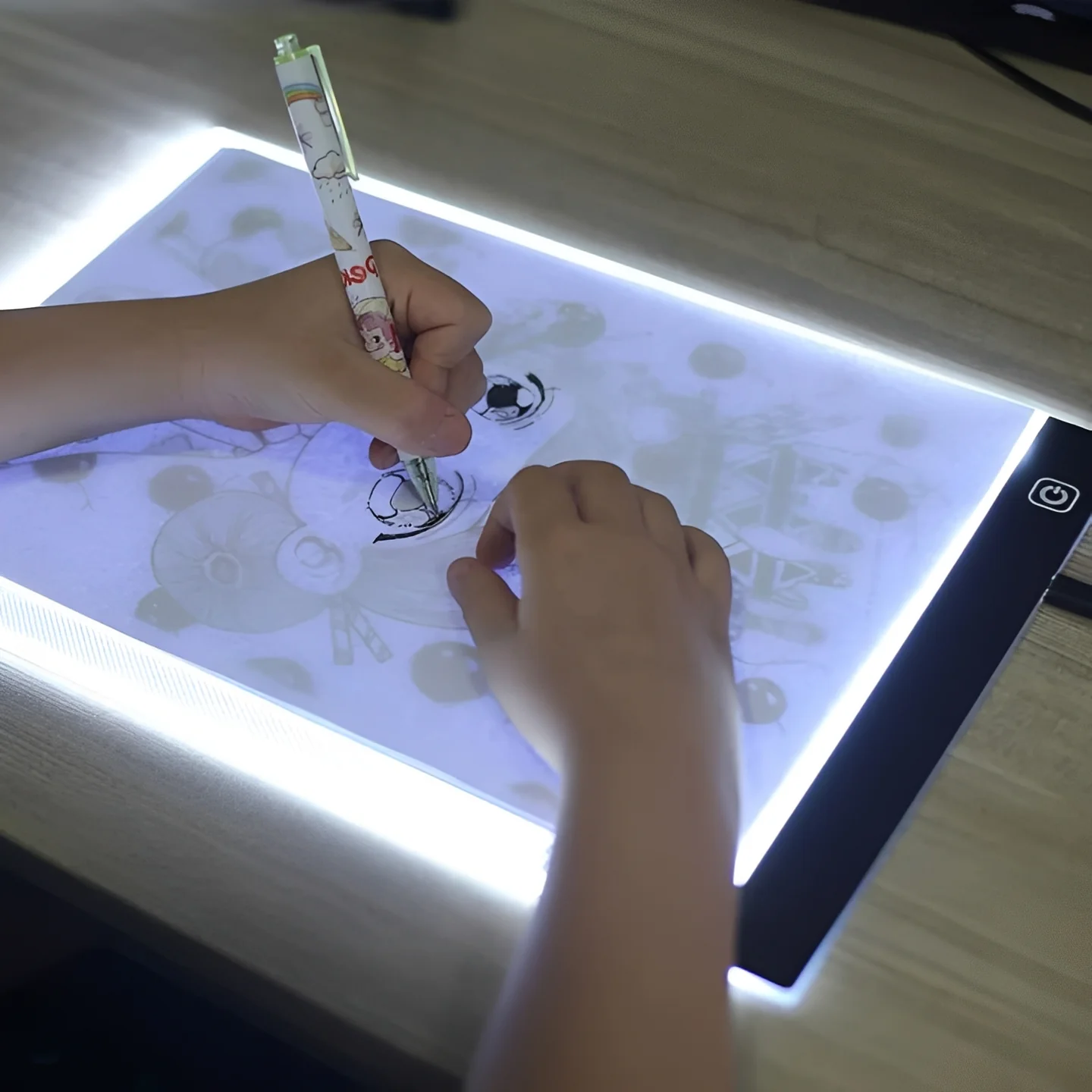 LED Tracing Light Pad with Adjustable Brightness for Drawing and Crafts - Image 3