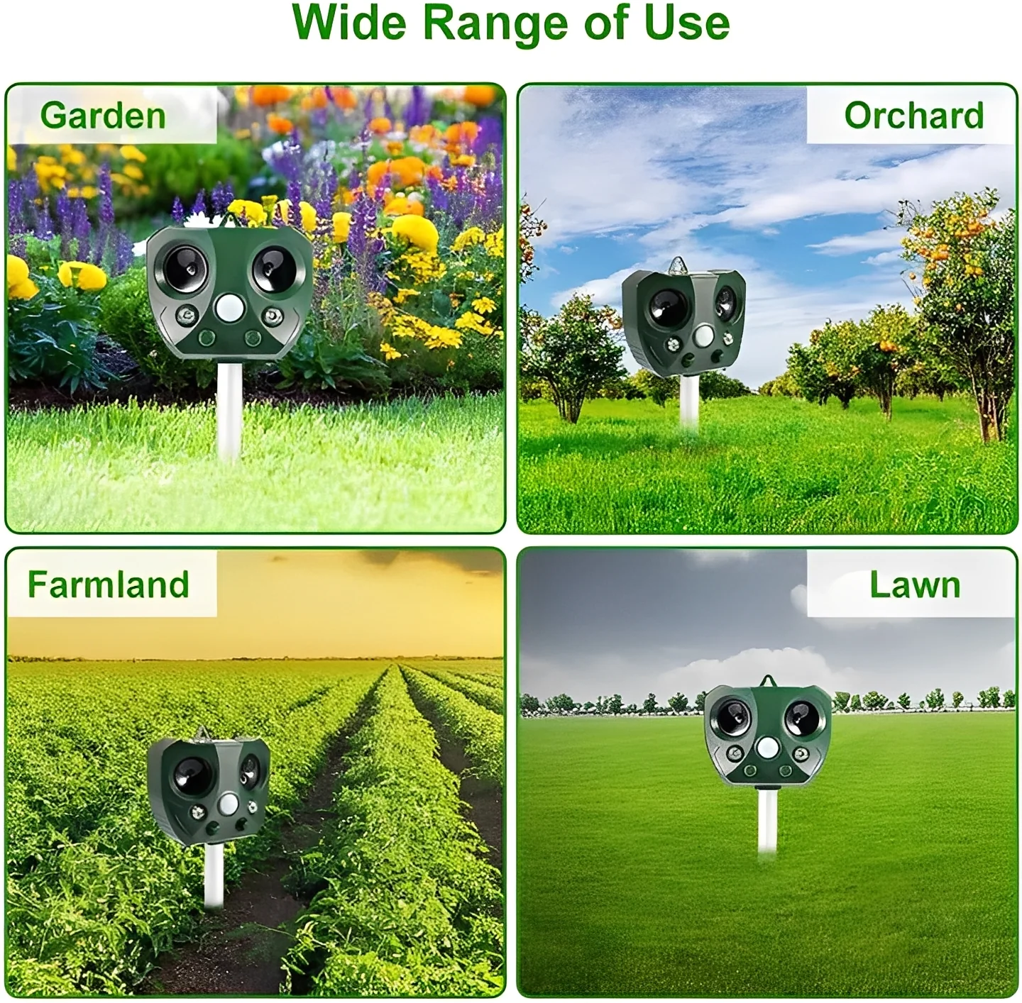 Ultrasonic Bird and Pest Deterrent Device with Motion Sensor - Image 7