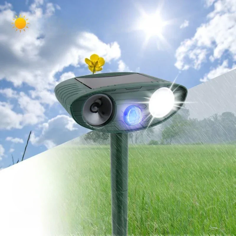 Ultrasonic Deer Repeller, Pack of 4 Solar Powered Repellers - Image 5