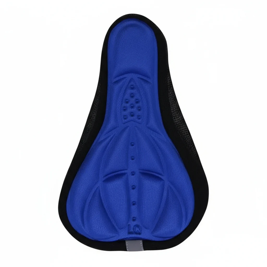 Bike Saddle Cover with Gel Layer and Adjustable Drawstring Fit - Image 2