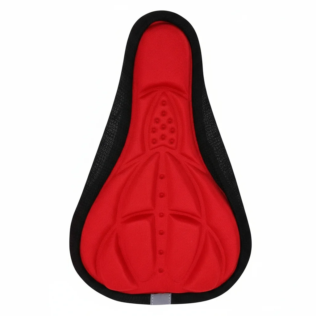 Bike Saddle Cover with Gel Layer and Adjustable Drawstring Fit - Image 3