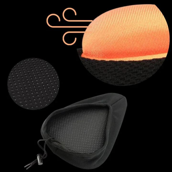 Bike Saddle Cover with Gel Layer and Adjustable Drawstring Fit - Image 7
