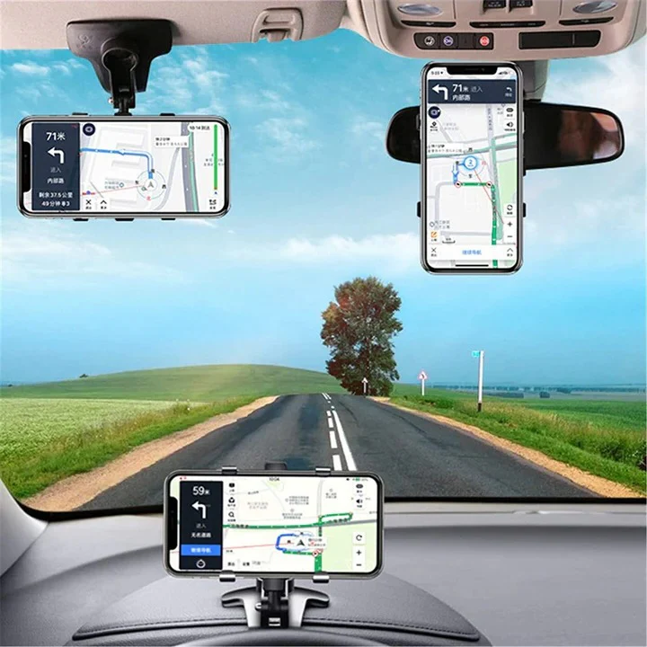 Car Phone Holder with Adjustable Rotation and Multi Position Mounting - Image 4
