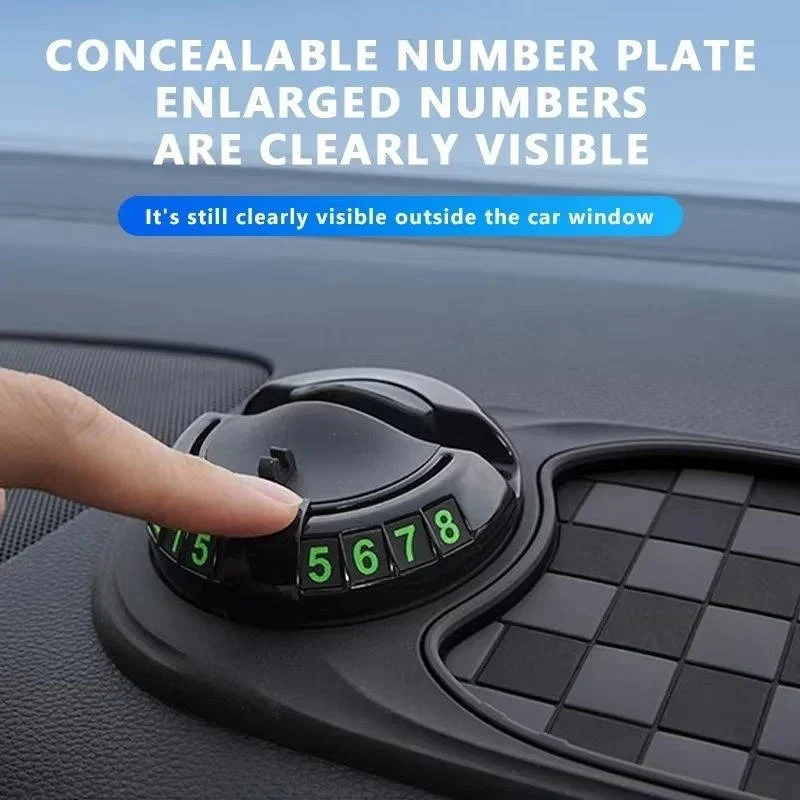 Universal Car Phone Holder with Anti-Slip Dash Mat - Image 4