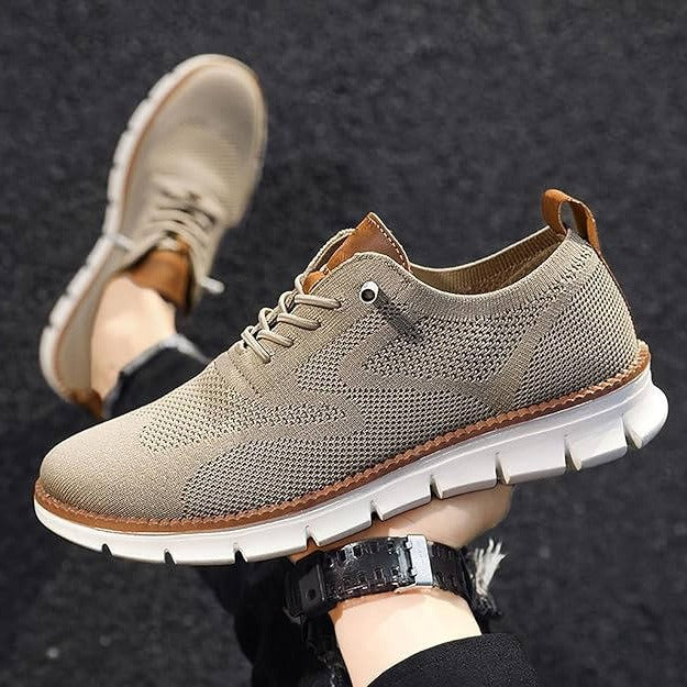 Knit Fabric Casual Shoes with Wide Toe Box and Slip On Style - Image 16
