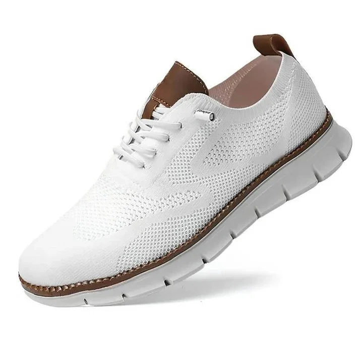 Knit Fabric Casual Shoes with Wide Toe Box and Slip On Style - Image 3