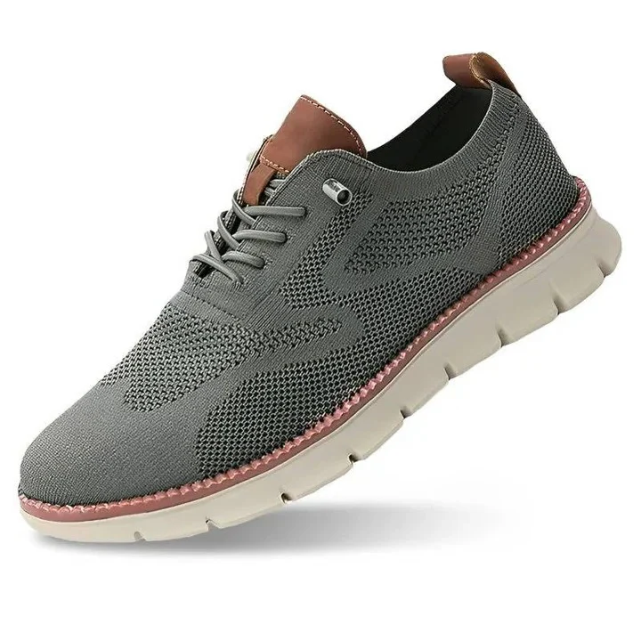 Knit Fabric Casual Shoes with Wide Toe Box and Slip On Style - Image 4