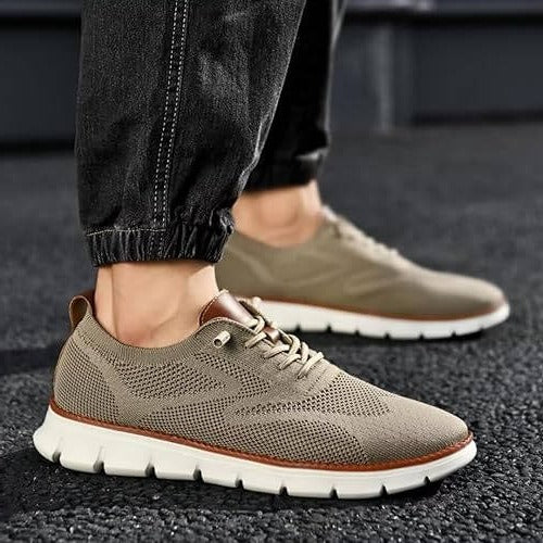 Knit Fabric Casual Shoes with Wide Toe Box and Slip On Style - Image 7