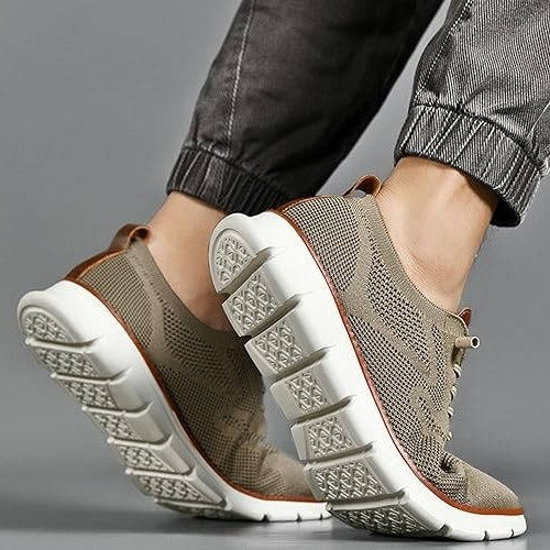 Knit Fabric Casual Shoes with Wide Toe Box and Slip On Style - Image 8