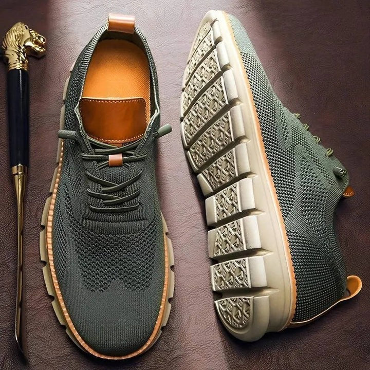 Urban Casual Walking Shoes with Wide Toe Box and Knit Upper - Image 13