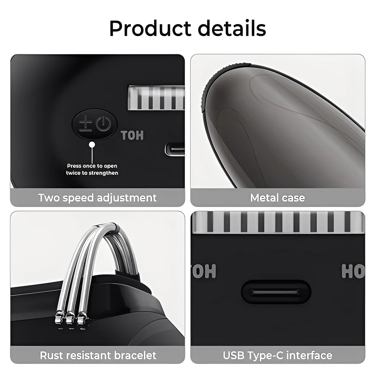 USB Rechargeable Handheld Massager - Image 3
