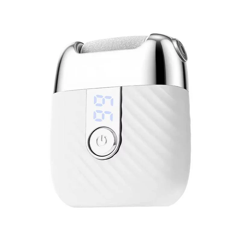 USB Rechargeable Electric Foot File with 3 Interchangeable Grinding Heads, Dual Speed and LED Light - Image 3