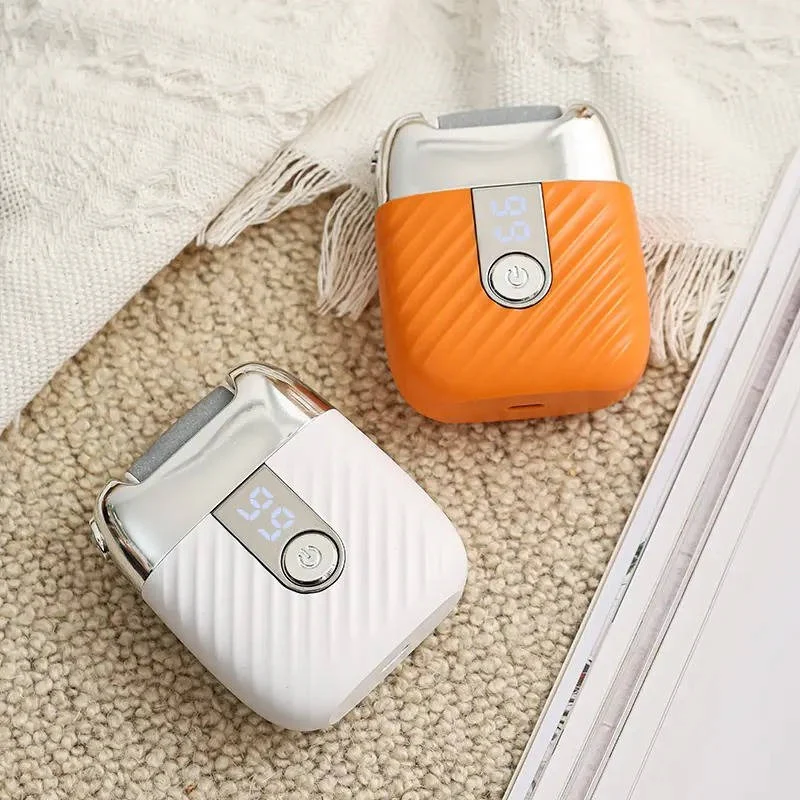 USB Rechargeable Electric Foot File with 3 Interchangeable Grinding Heads, Dual Speed and LED Light - Image 8