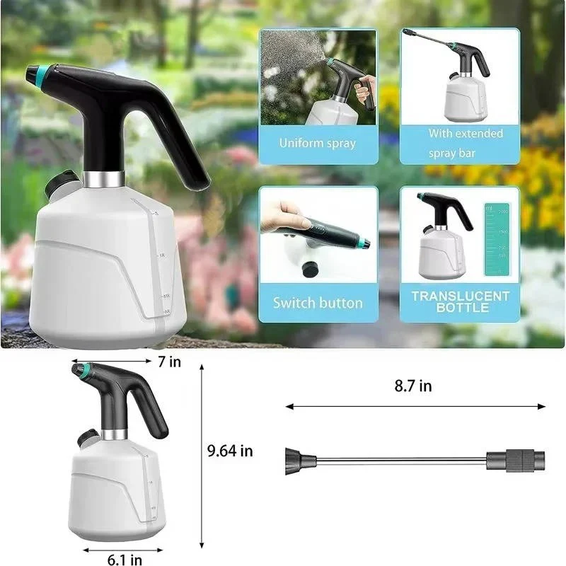 USB Rechargeable Electric Plant Mister with Adjustable Spray - Image 7