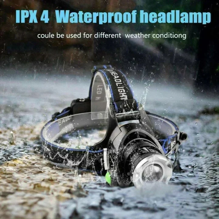 USB Rechargeable LED Headlamp for Hands Free Lighting - Image 10