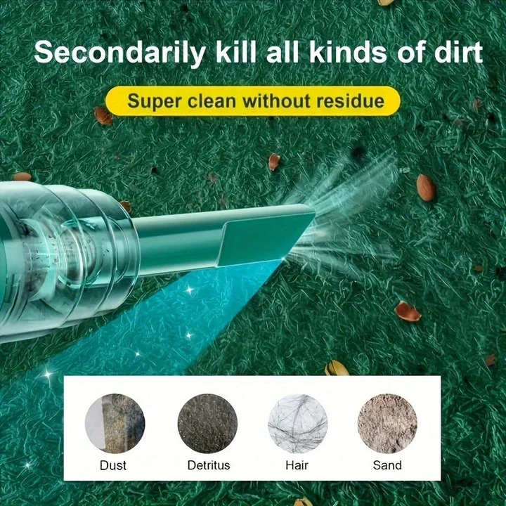 Cordless USB Rechargeable Portable Vacuum for Car and Home - Image 4