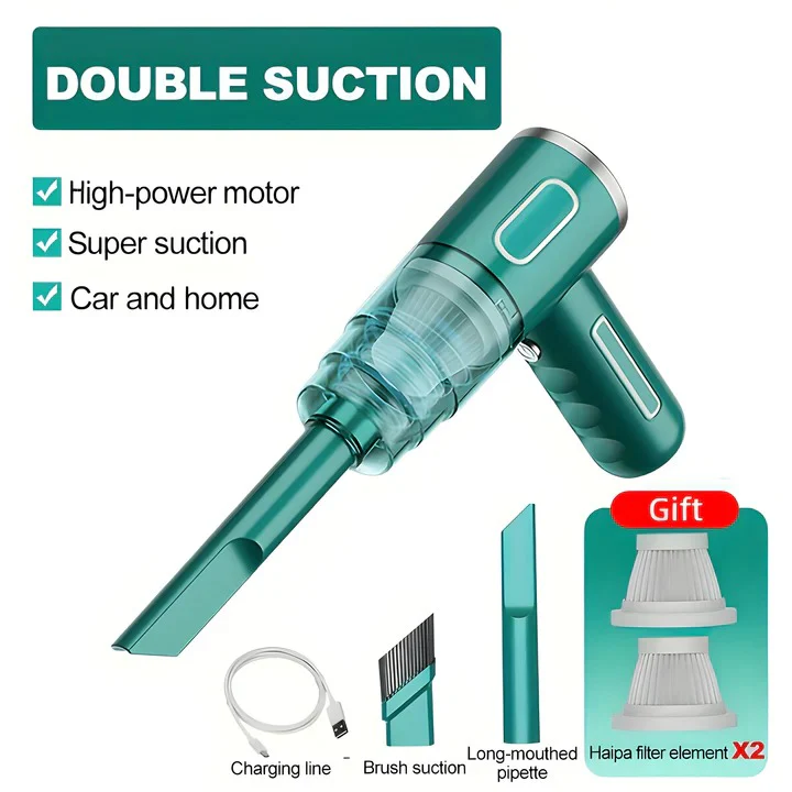 Cordless USB Rechargeable Portable Vacuum for Car and Home - Image 5