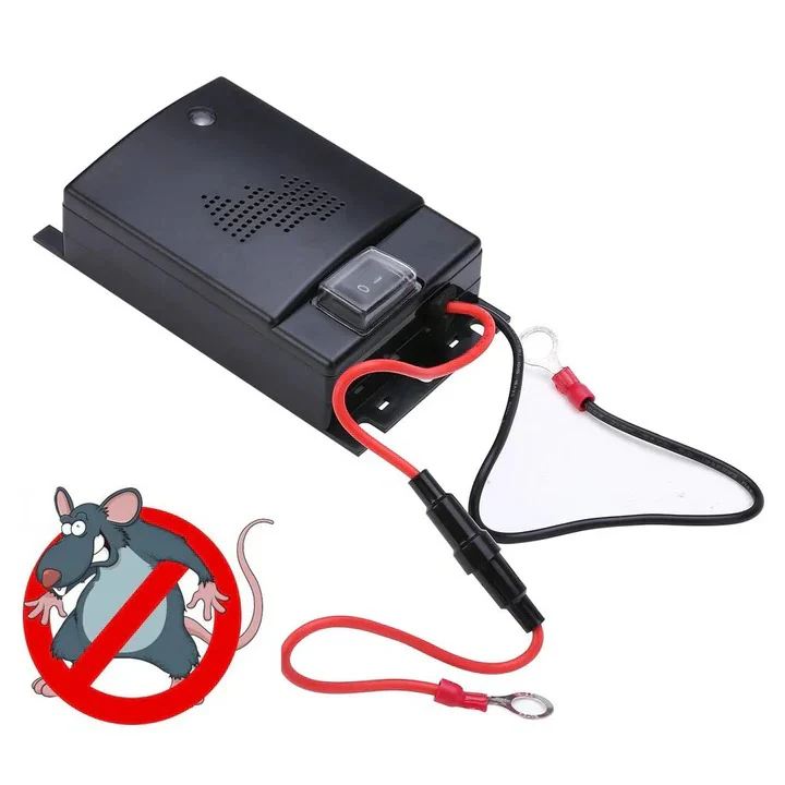 12V Vehicle Mounted Ultrasonic Rodent Deterrent Device - Image 2