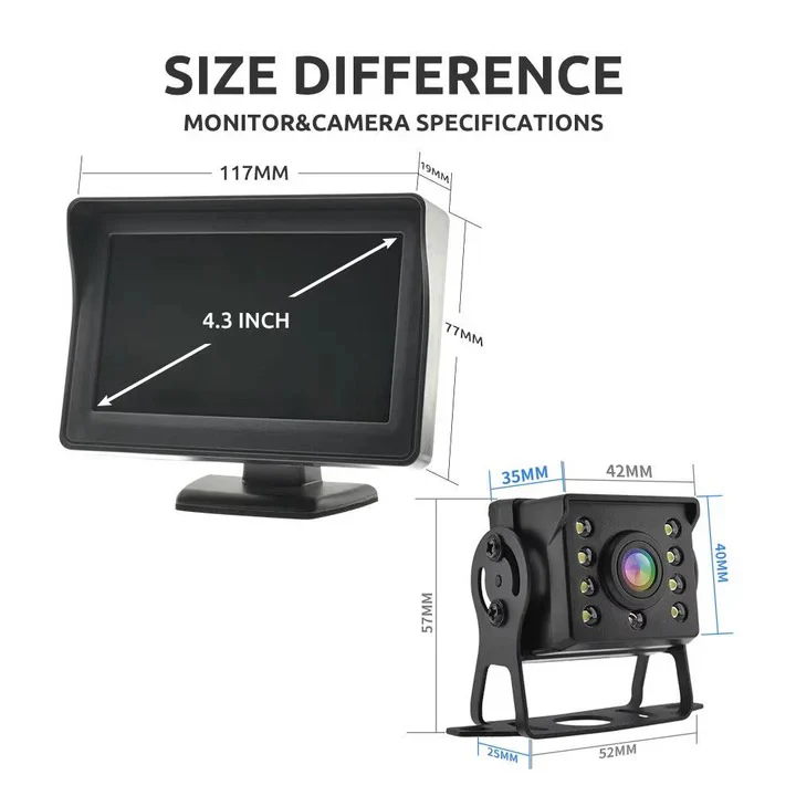 Wireless Vehicle Backup Camera and Rear View Monitor System - Image 9