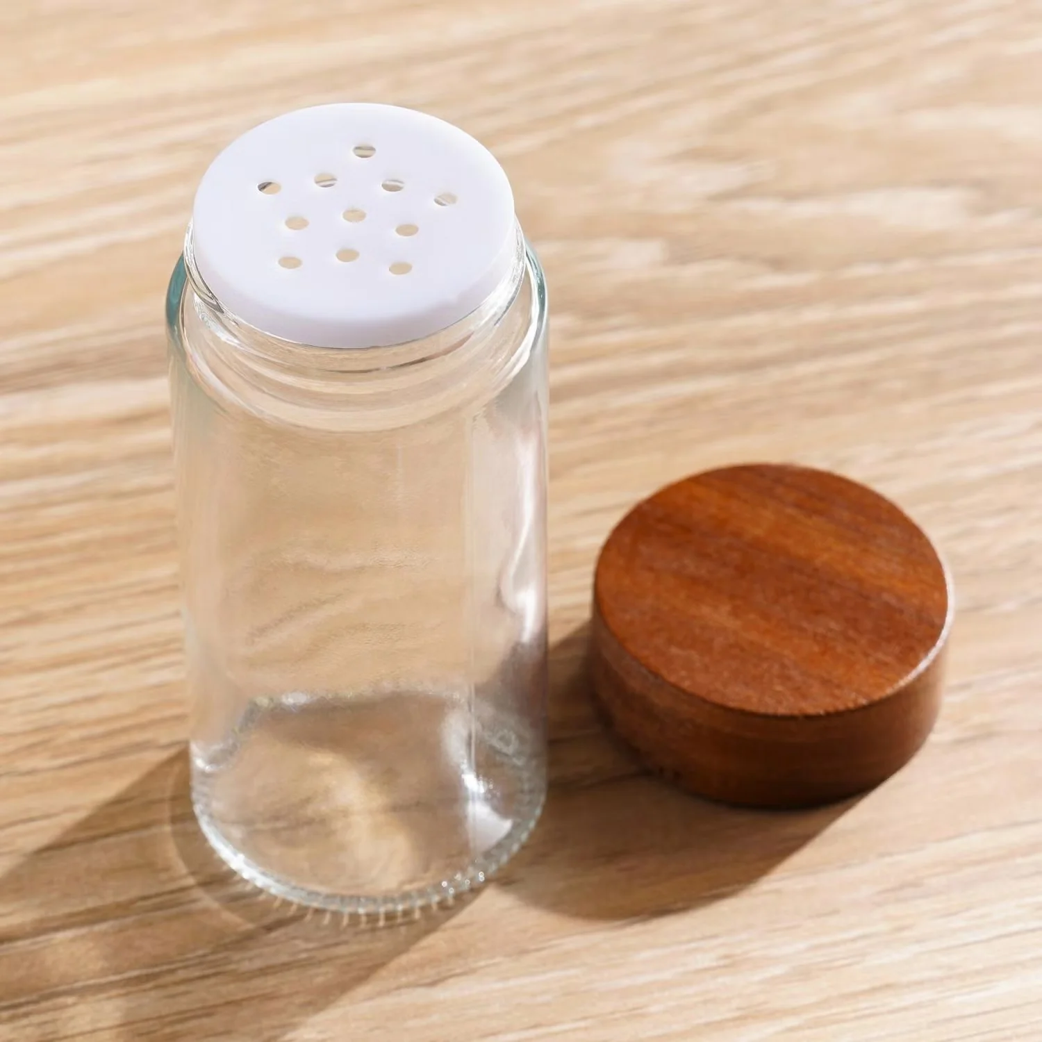 Virella 6 Piece Jar Set for Spices with Slanting Stand - Image 3