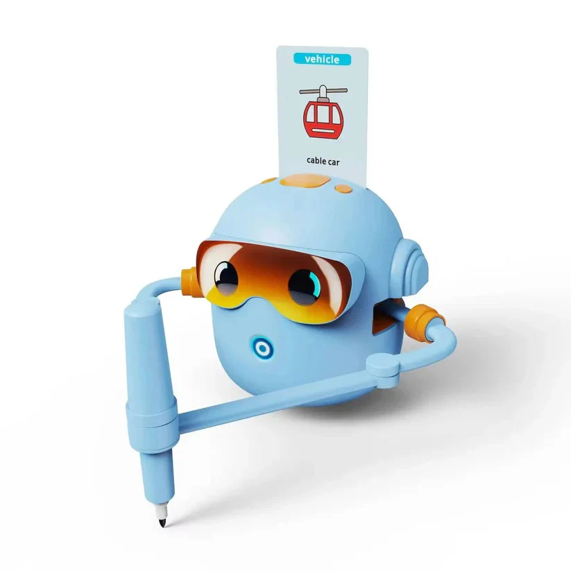 Kids Voice Guided Drawing Robot with 100 Art Cards and Markers - Image 6