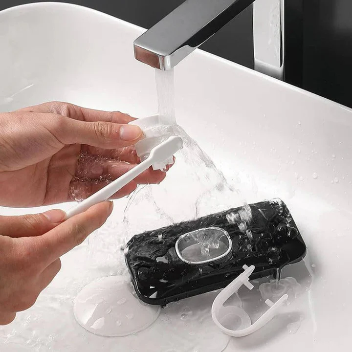 Wall Mounted Toothpaste Dispenser with Adhesive Installation - Image 8