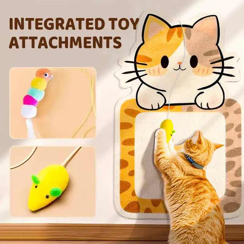 Wall Mounted Cat Scratching Post - Image 5