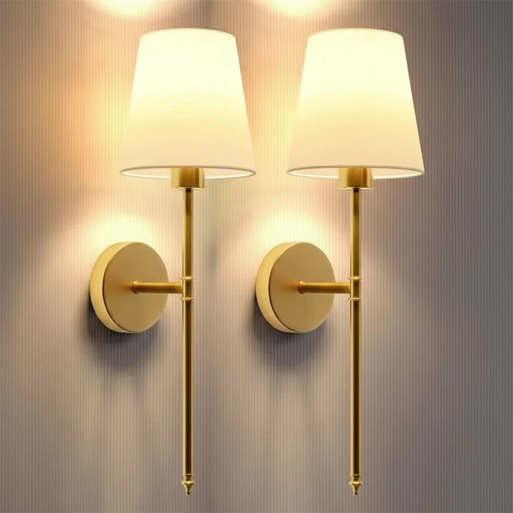 Wall Mounted Lights with Cordless Design, Set of 2 - Image 3