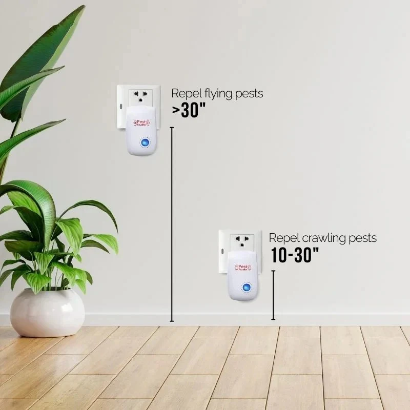 Ultrasonic Pest Repeller for Indoor Home Use with Single Button Design - Image 9