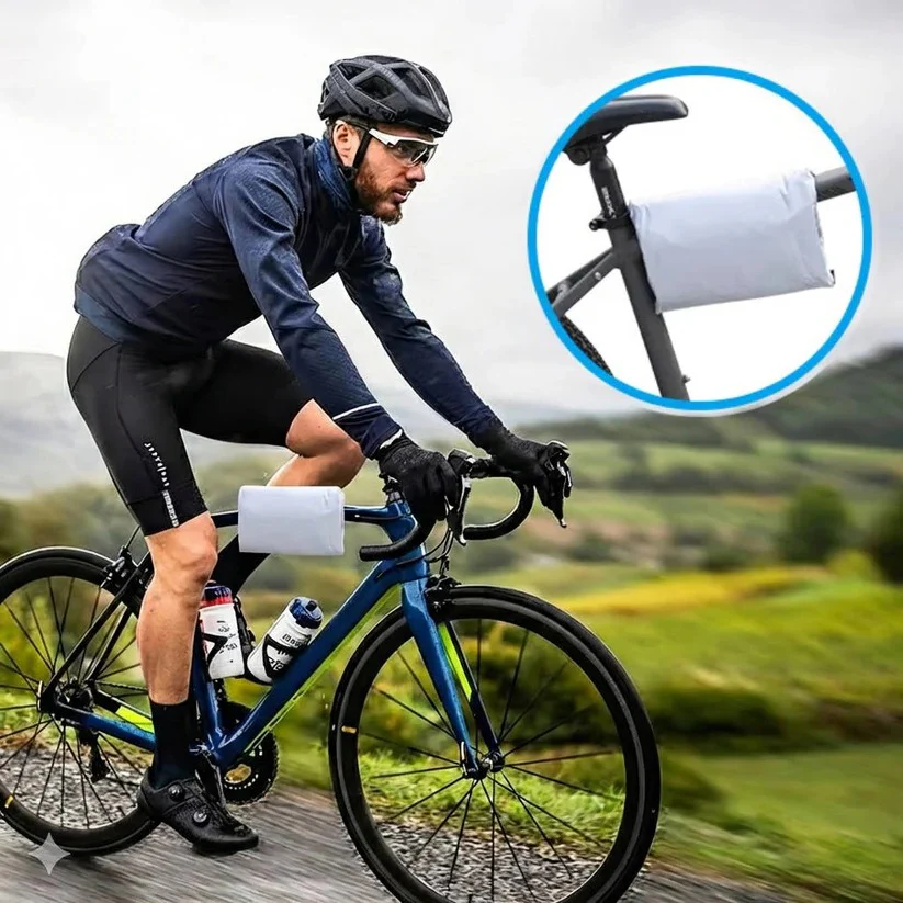 Waterproof Electric Bike Cover with PU Coating and Lock Opening for Outdoor Use - Image 2