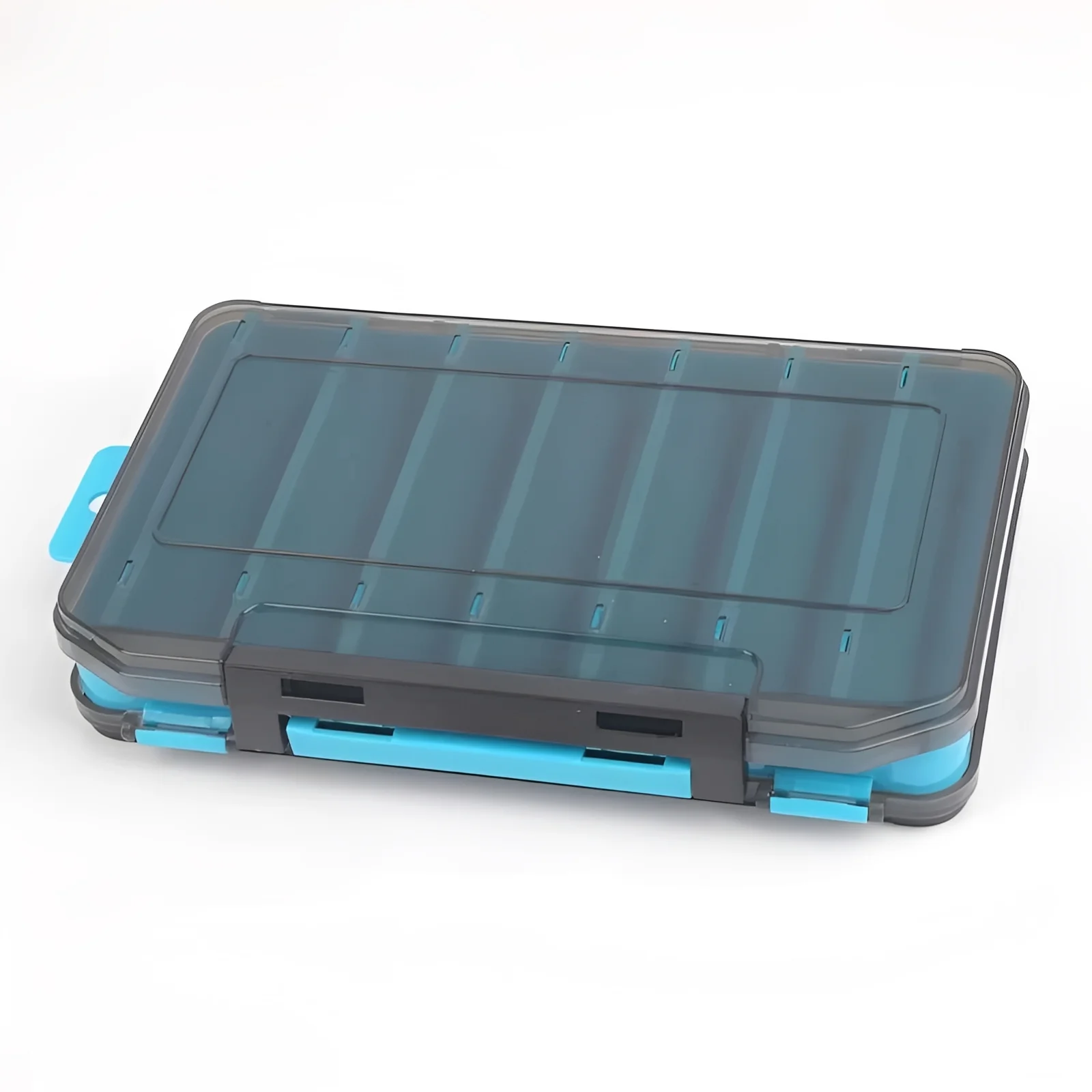 Fishing Tackle Box with Double Sided Compartment Storage - Image 10