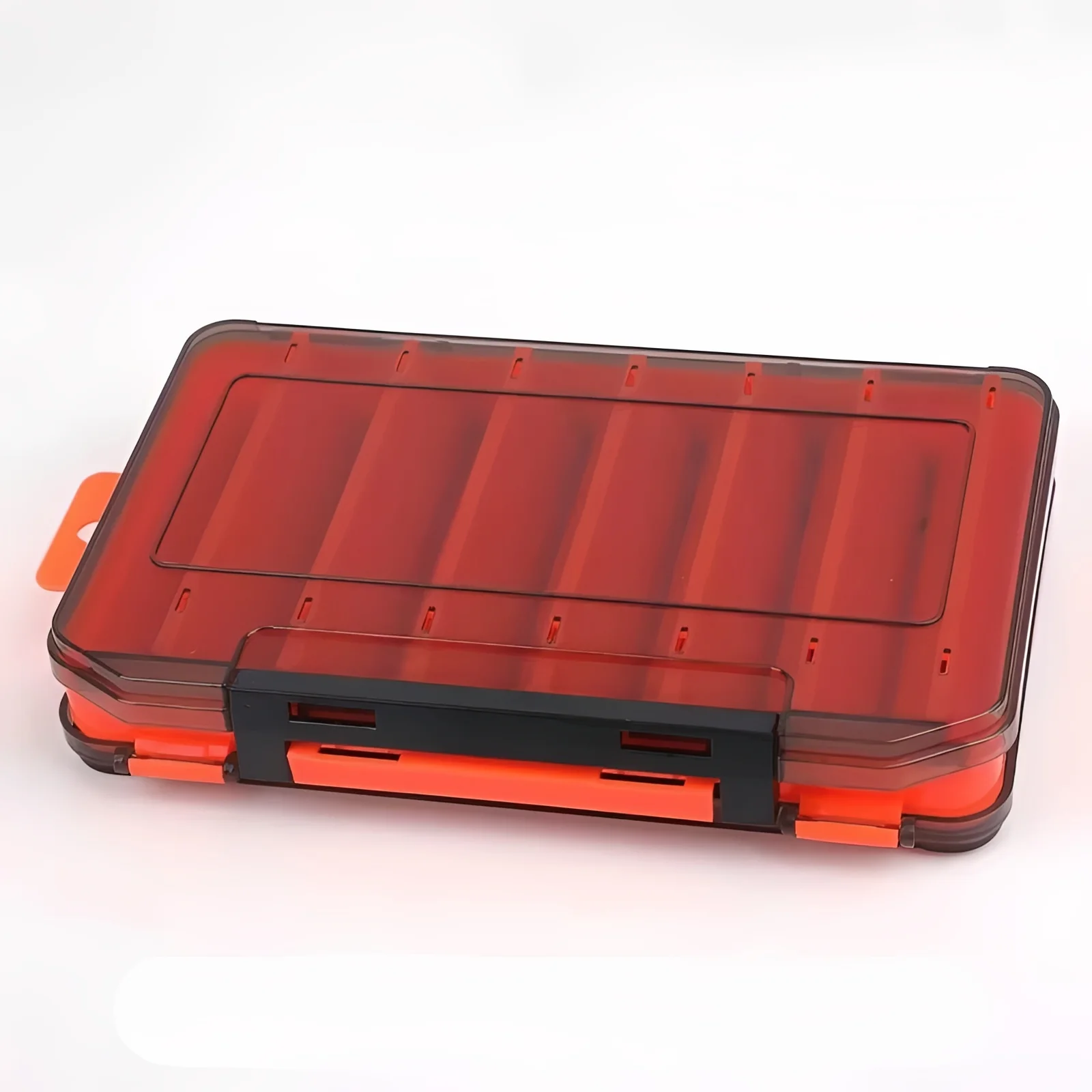 Fishing Tackle Box with Double Sided Compartment Storage - Image 11