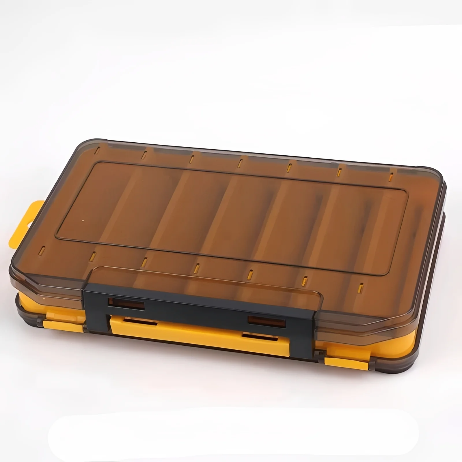 Fishing Tackle Box with Double Sided Compartment Storage - Image 13