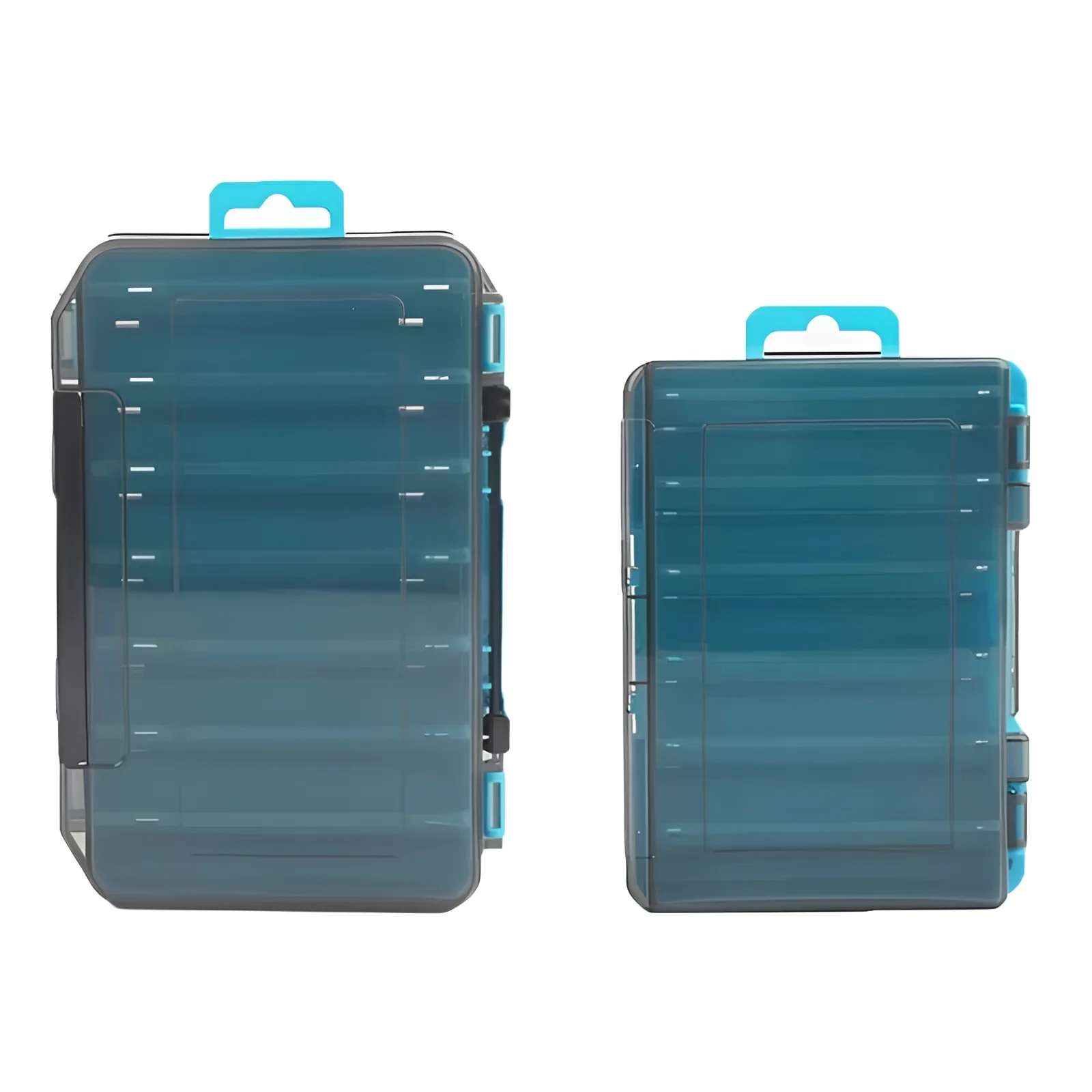 Fishing Tackle Box with Double Sided Compartment Storage - Image 14