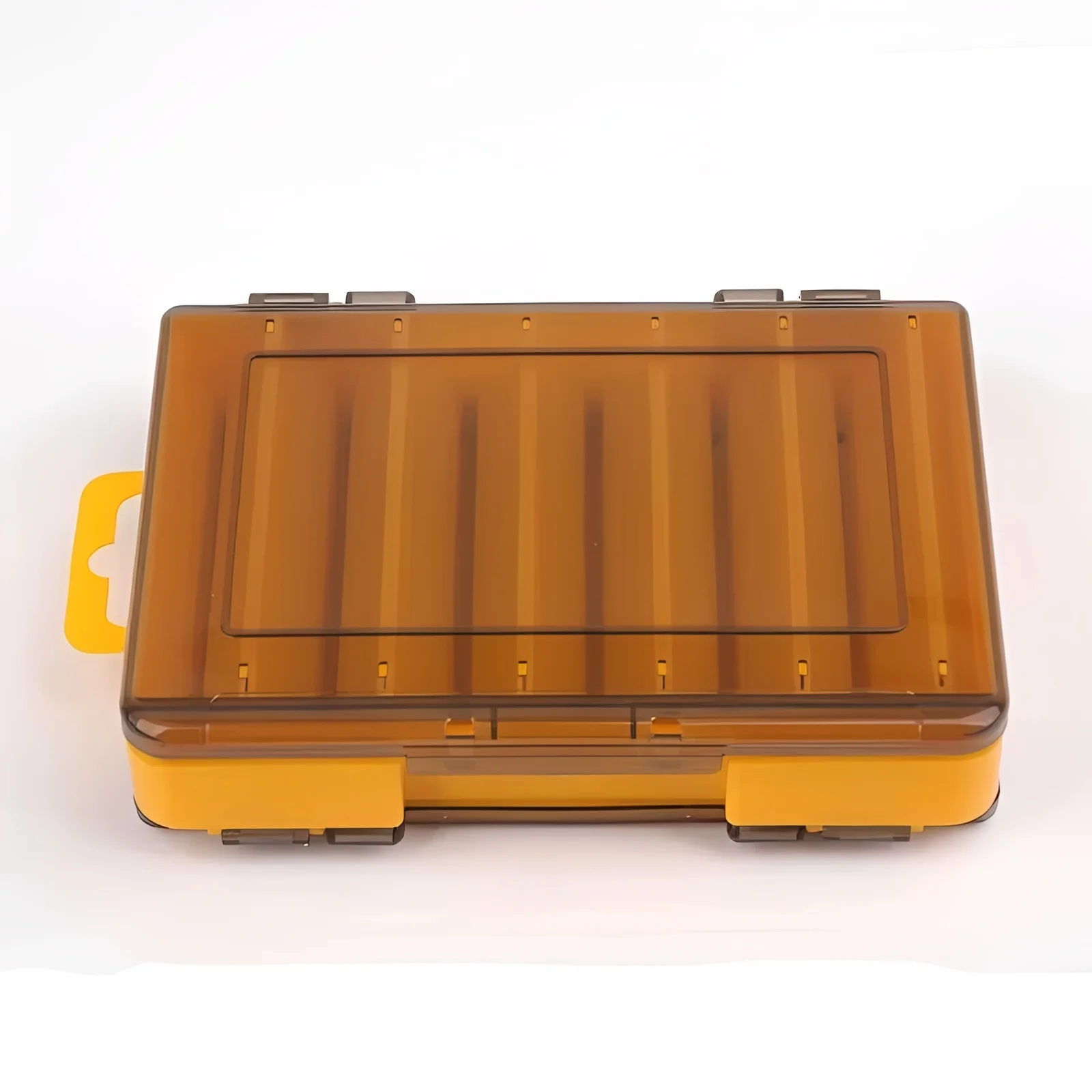 Fishing Tackle Box with Double Sided Compartment Storage - Image 2