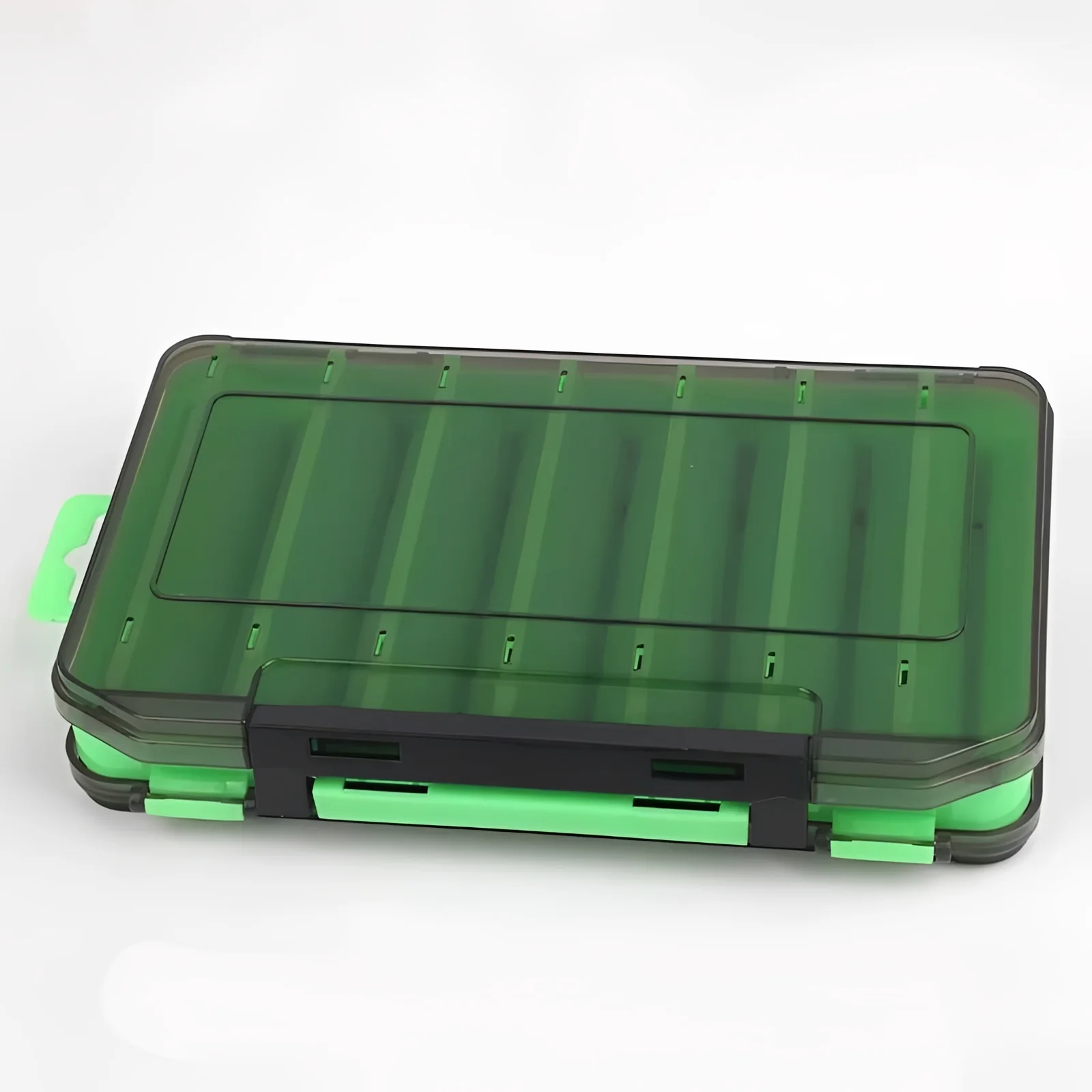Fishing Tackle Box with Double Sided Compartment Storage - Image 7