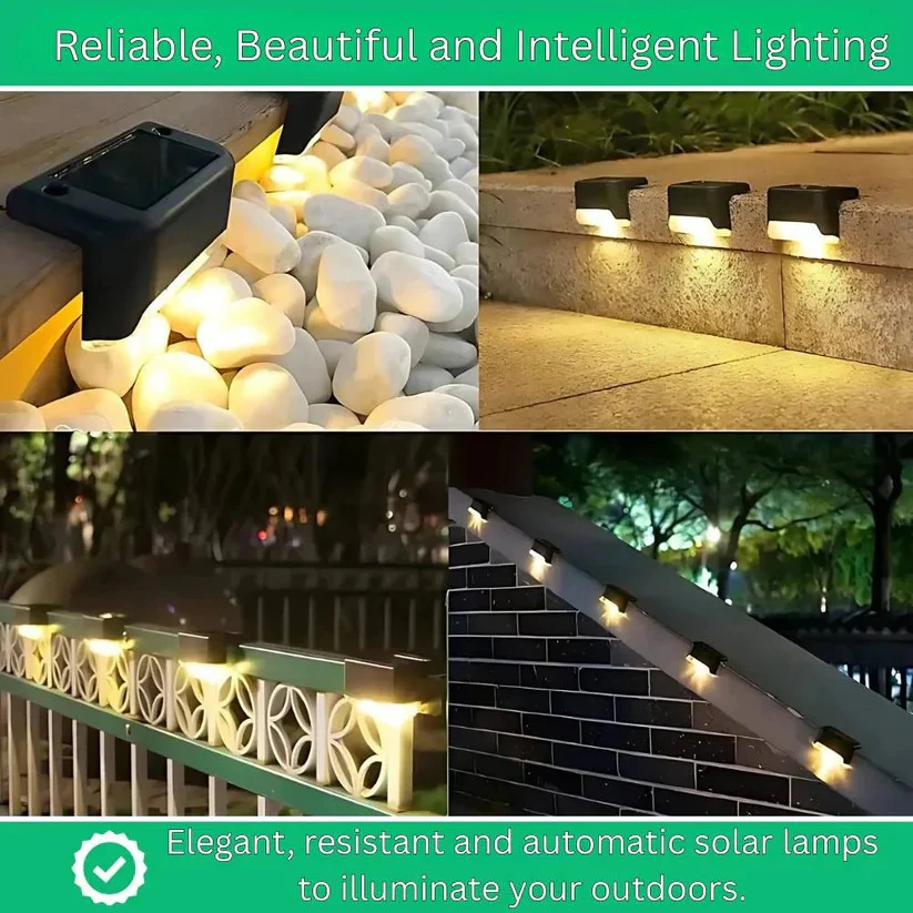 Waterproof Solar Powered LED Outdoor Lights with Automatic Dusk to Dawn Sensor - Image 2