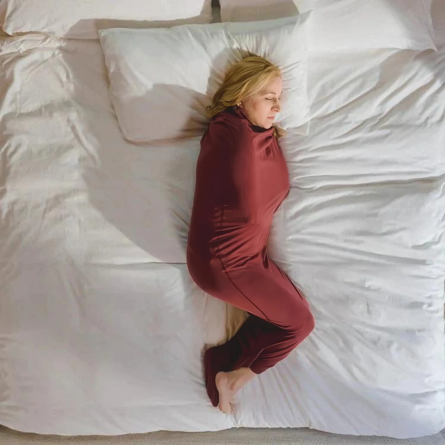 Unisex Wearable Swaddle Wrap Blanket Onesie with Open Drape Design - Image 7