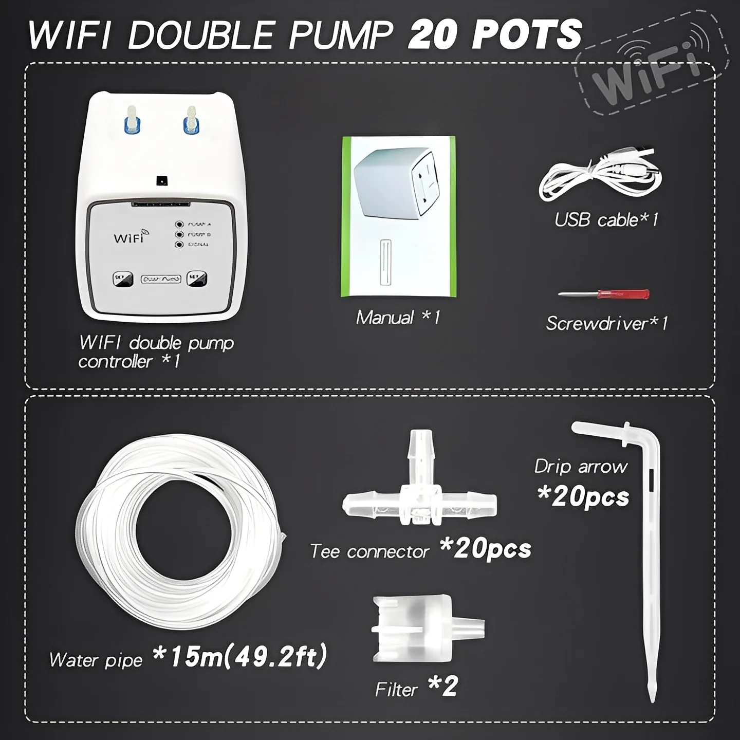 Plant Waterer with WiFi App Control and Drip System - Image 11