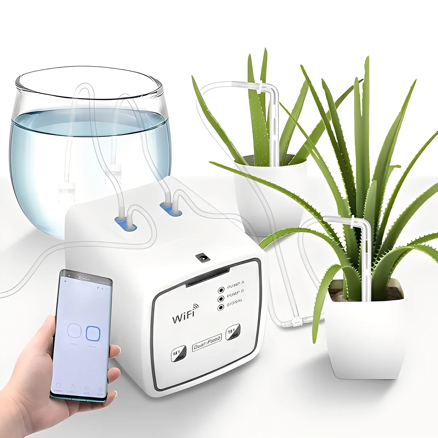 Plant Waterer with WiFi App Control and Drip System - Image 2