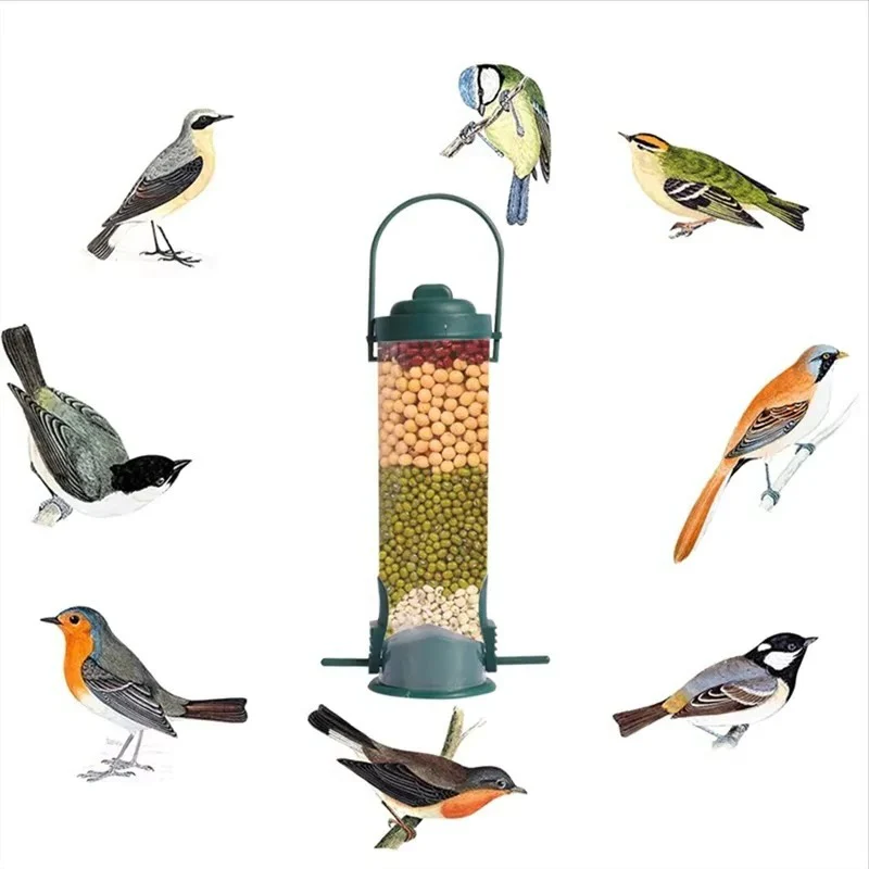 Window Mounted Metal Bird Feeder and Weight-Activated Perch for Seed Feeding - Image 6