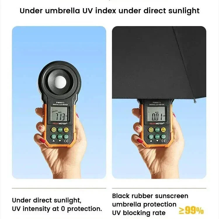 Foldable Umbrella with Large Grip Handle, 38 Inch Canopy - Image 11