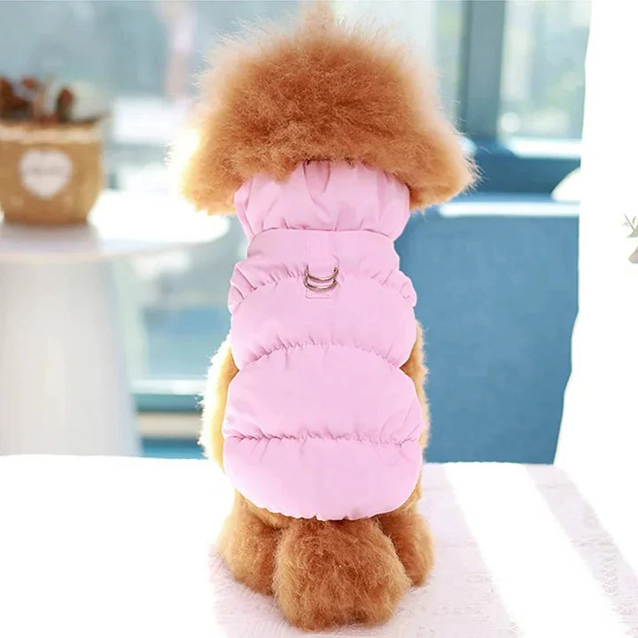 Winter Jacket with Integrated Leash Ring for Dog and Cat - Image 10