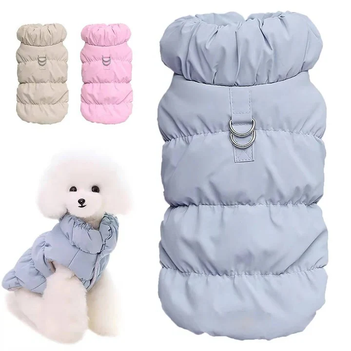 Winter Jacket with Integrated Leash Ring for Dog and Cat - Image 4