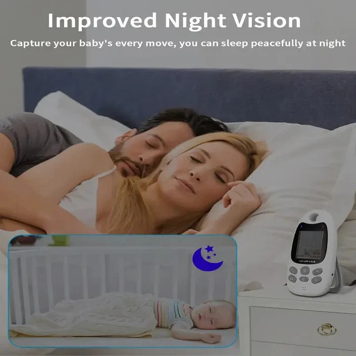 Portable Baby Monitor with Night Vision Camera and Two Way Audio - Image 6