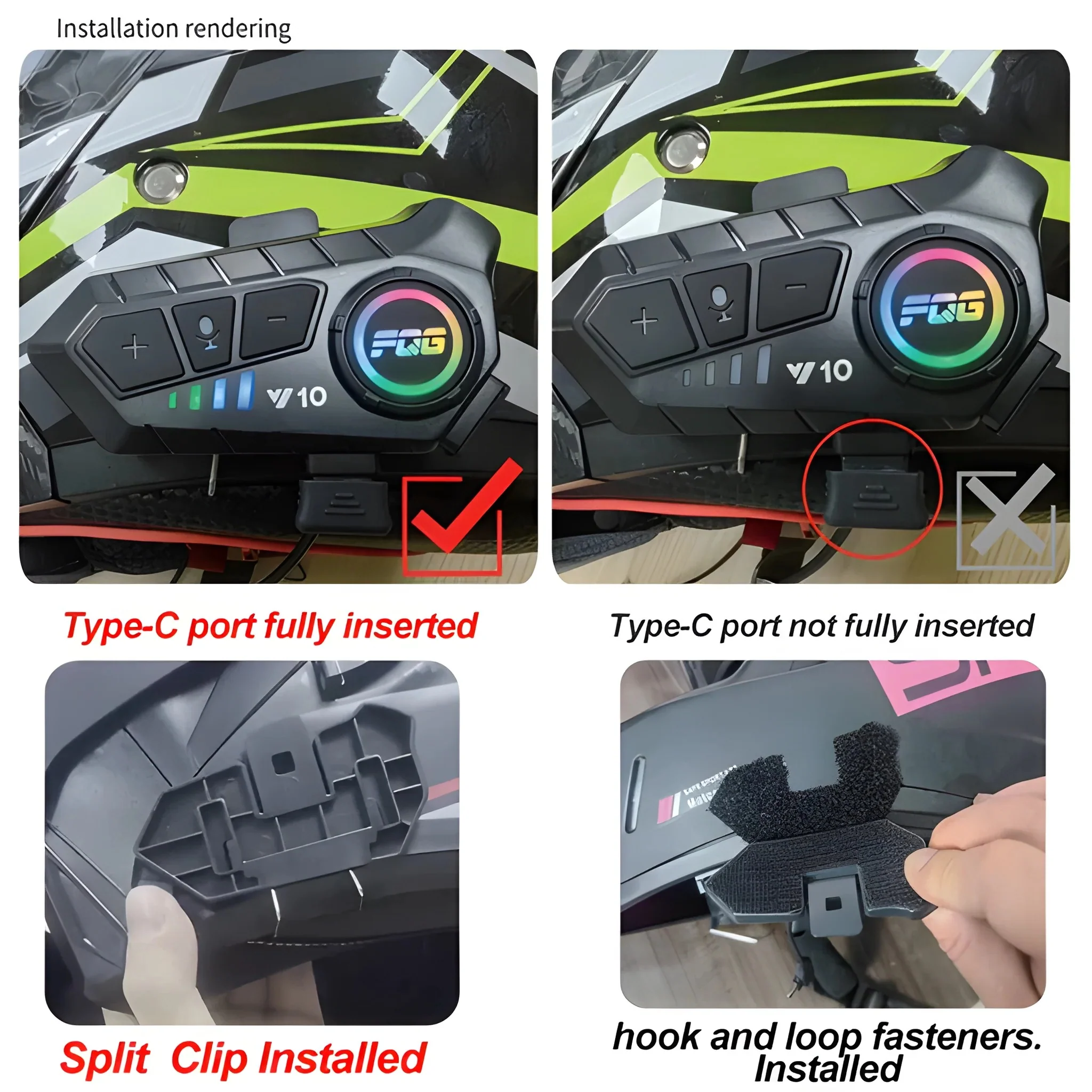 Wireless Bluetooth Headset for Motorcycle Helmets - Image 4