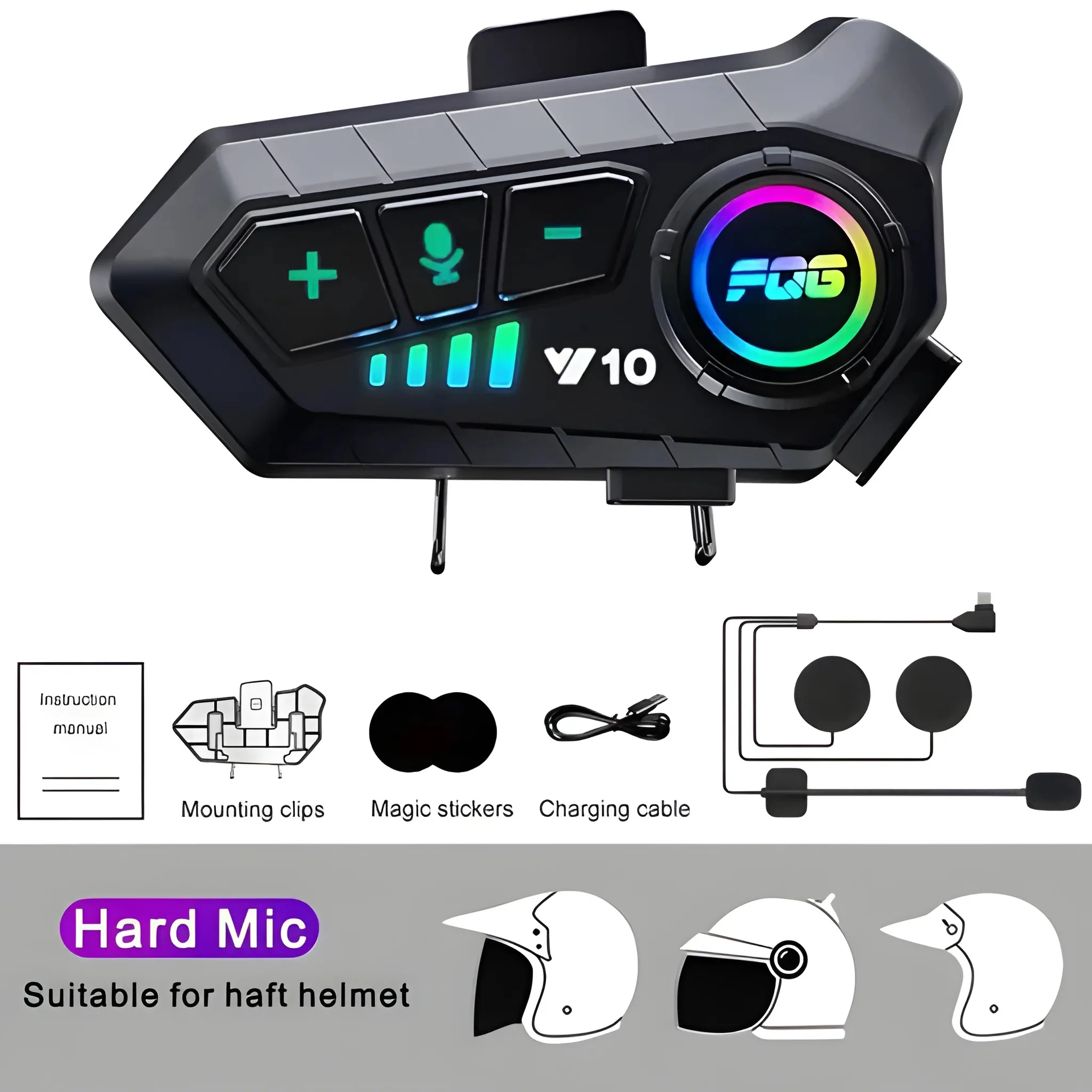 Wireless Bluetooth Headset for Motorcycle Helmets - Image 5